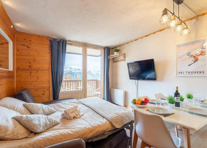 Ski In-Out - Heart Of Val Thorens Warm-Hearted Apartment, Wifi 165
