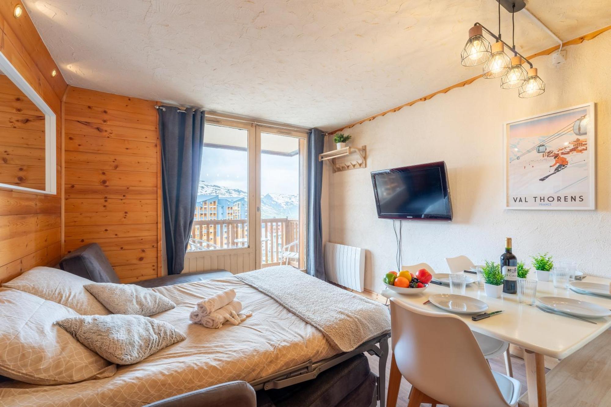Appartement In-out - Heart Of Warm-hearted Apartment, Wifi 165 Val Thorens